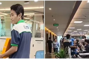 Momen office boy kena prank dari karyawan ini ujungnya bikin haru, definisi memanusiakan manusia