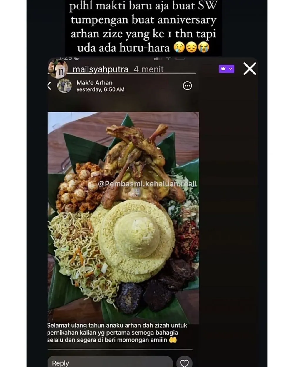 postingan ibunda Pratama Arhan berbagai sumber postingan ibunda Pratama Arhan berbagai sumber