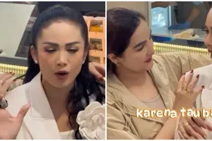 Momen Ashanty dianggap menoyor kepala Kris Dayanti ini tuai kritikan, aksinya dianggap kurang sopan