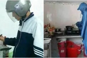 [KUIS] Masak pakai helm atau jas hujan? Pilihanmu ungkap cara unikmu hadapi hidup