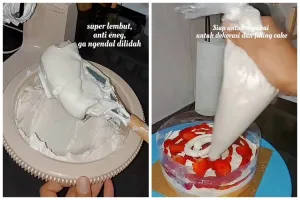 Cara bikin buttercream lembut dan nggak bikin eneg, kuncinya gunakan 1 bahan ini