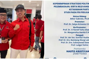 Hasto Kristiyanto akan jalani sidang Doktor di UI, begini isi disertasinya
