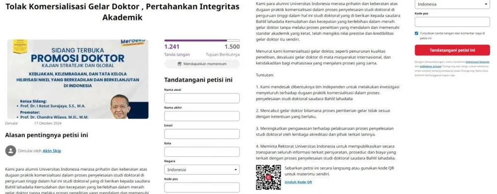 gelar doktor banyak dikejar © 2024 brilio.net