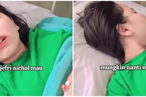 Momen cewek nanyain pesan dari Jefri Nichol usai jalani operasi ini kocak, berasa akrab banget