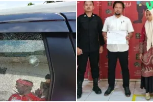 Sering ditumpangi guru Supriyani, kaca mobil camat Baito diduga ditembak orang tidak dikenal