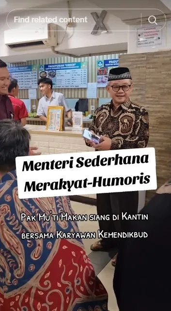 Abdul Mu'ti pilih tak makan siang di resto © berbagai sumber