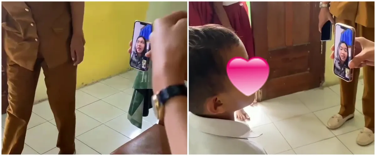 Dua bocil SD berantem di kelas, cara guru pilih laporkan polisi untuk melerai ini kocak