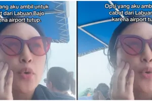 Viral perjuangan wisatawan keluar dari Labuan Bajo usai bandara tutup, cuma bisa jalur darat dan laut