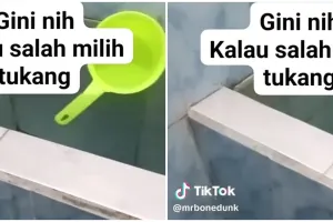Toilet salah desain ini letak jambannya nyeleneh abis, benar-benar menyusahkan pengguna