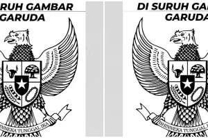 Diminta gambar burung Garuda, 12 hasil karya murid SD ini bikin orang dewasa melongo