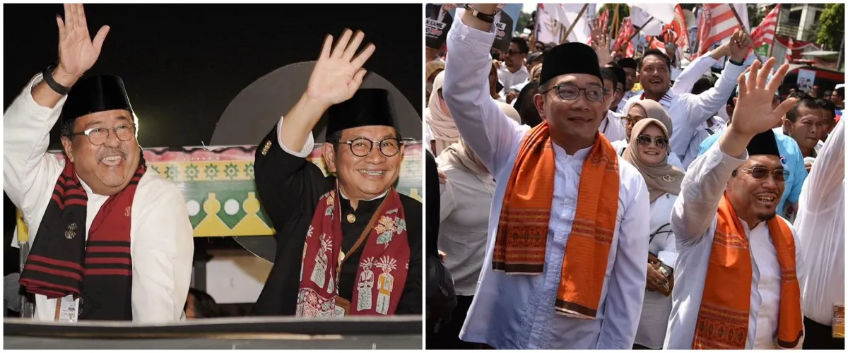 Beda reaksi Cagub-Cawagub DKI Jakarta sikapi hasil quick count, Pramono-Rano optimis menang 1 putaran