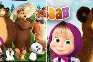 Sinopsis film animasi Masha and the Bear, mengisahkan gadis energik dan beruang