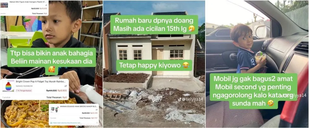 ibu 3 anak frugal living © TikTok