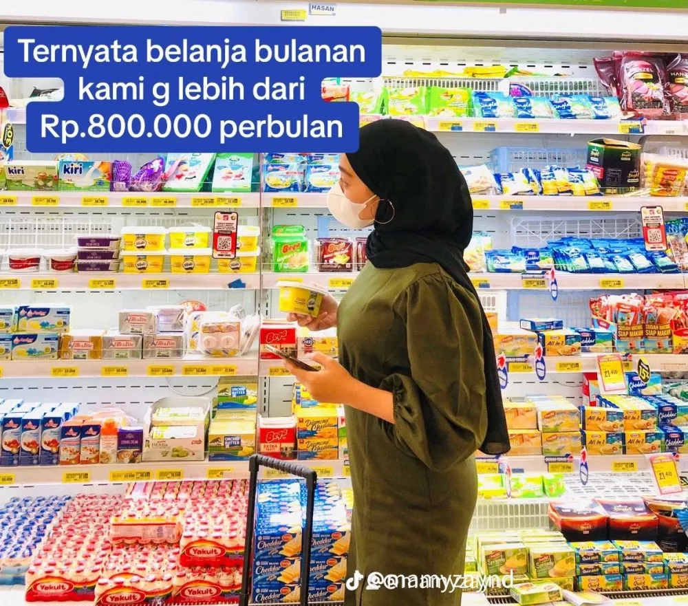 ibu muda terapkan frugal living bisa punya 2 rumah © TikTok