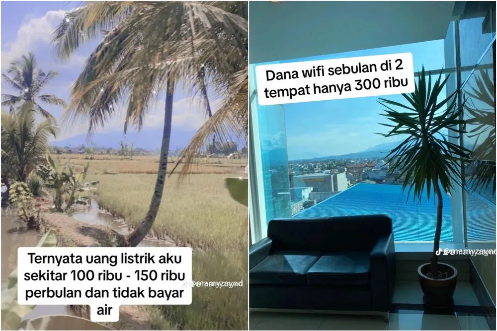 ibu muda terapkan frugal living bisa punya 2 rumah © TikTok