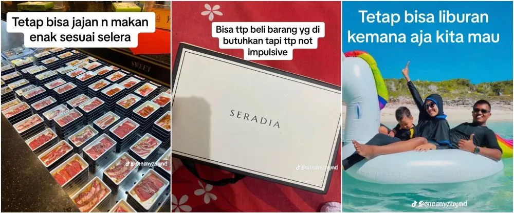 ibu muda terapkan frugal living bisa punya 2 rumah © TikTok