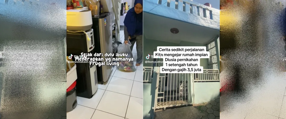 Dibiasakan hidup frugal oleh ibu sejak kecil, generasi sandwich ini punya rumah meski gaji Rp3,5 juta