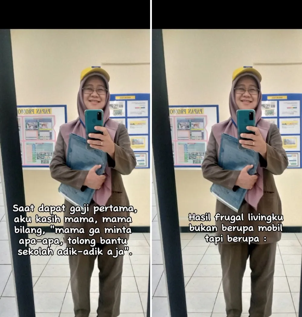 kakak biayai adik kuliah © TikTok kakak biayai adik kuliah © TikTok