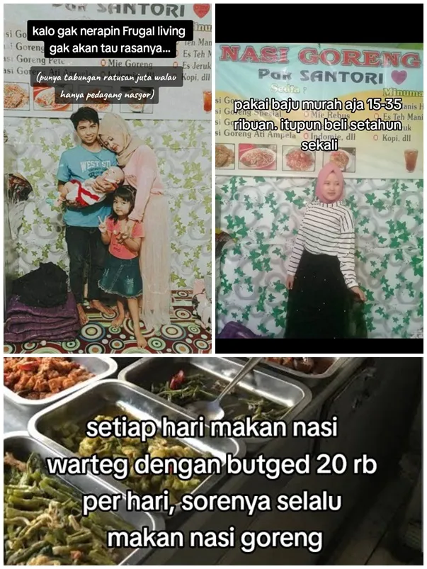frugal living tukang nasi goreng © TikTok
