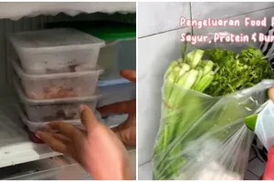 Rajin lakukan food prep, ibu rumah tangga ini hemat pengeluaran hingga ratusan ribu per bulan