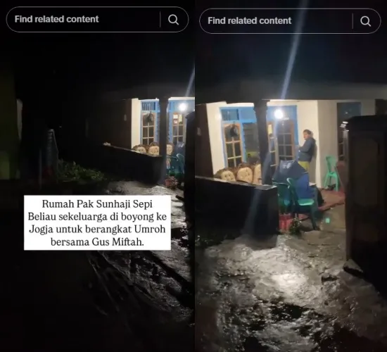 sepinya rumah Sonhaji tuai spekulasi © TikTok