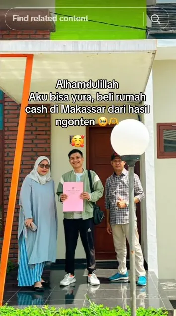 Hendra Brudy kini pamer rumah baru © TikTok Hendra Brudy kini pamer rumah baru © TikTok