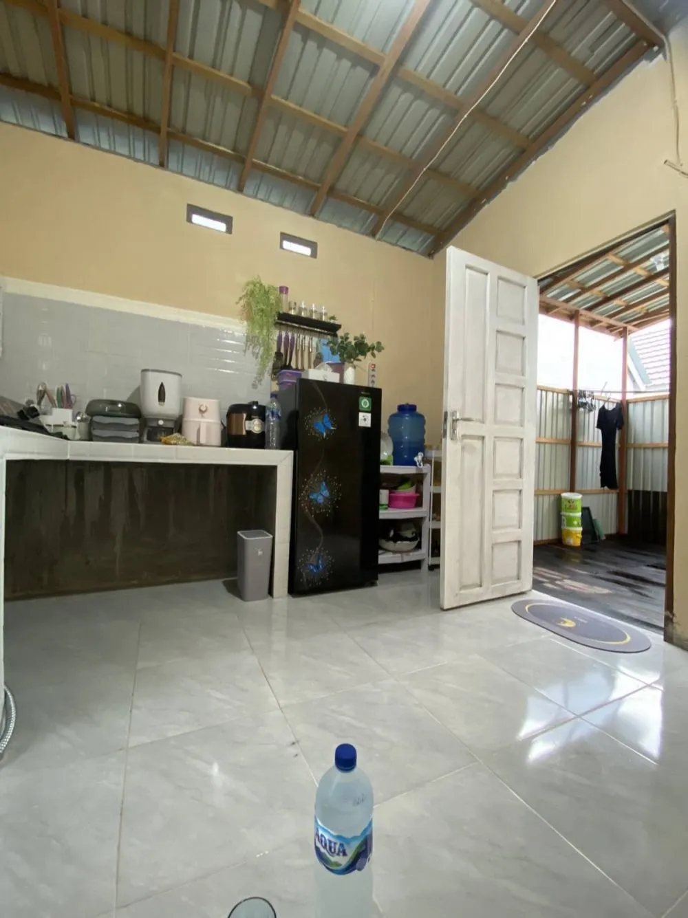 dapur minimalis tanpa kitchen set © TikTok dapur minimalis tanpa kitchen set © TikTok