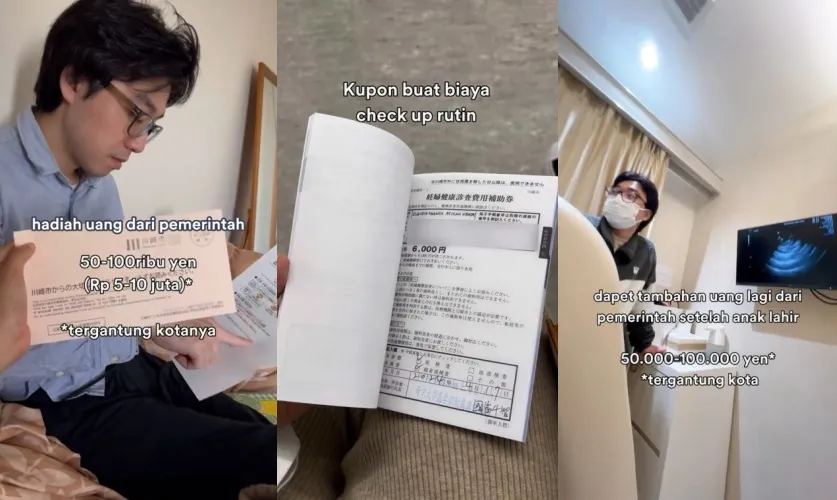 wanita bagikan benefit saat hamil di Jepang © TikTok