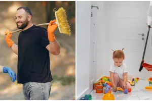 Nggak cuma mengusir energi negatif, ini 7 arti mengayunkan sapu di depan pintu