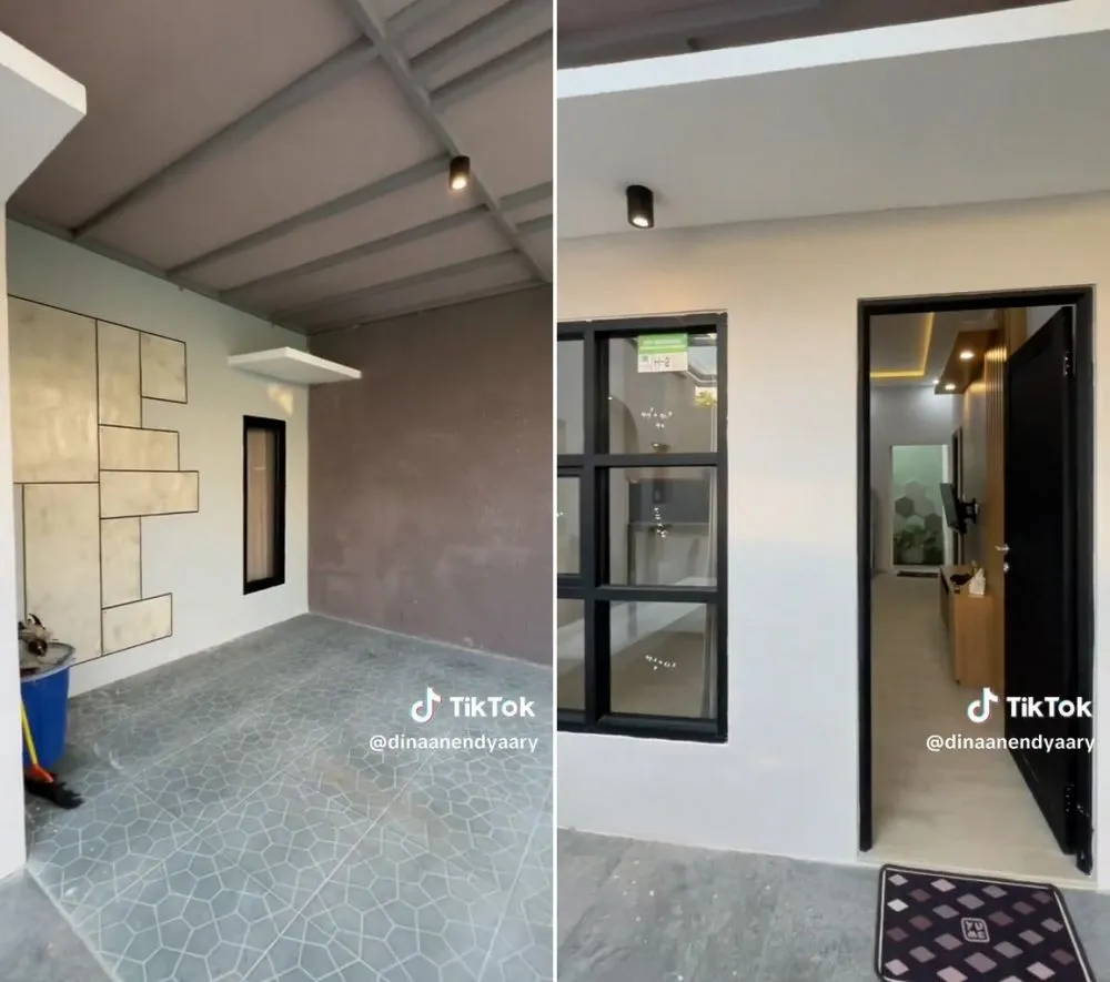 rumah bikin gagal fokus © TikTok