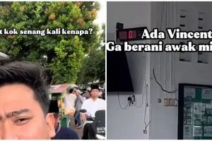 Dulu pernah ngaku lama tak ibadah, ini momen Vincent Rompies 'kepergok' netizen salat di masjid