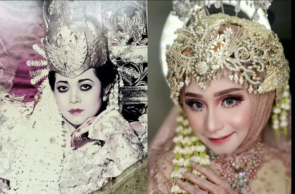 beda makeup pengantin dulu sekarang © TikTok beda makeup pengantin dulu sekarang © TikTok