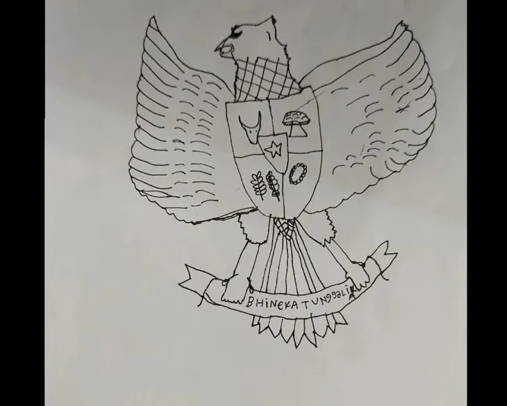 potret hasil gambar burung garuda anak kelas 6 SD © berbagai sumber potret hasil gambar burung garuda anak kelas 6 SD © berbagai sumber