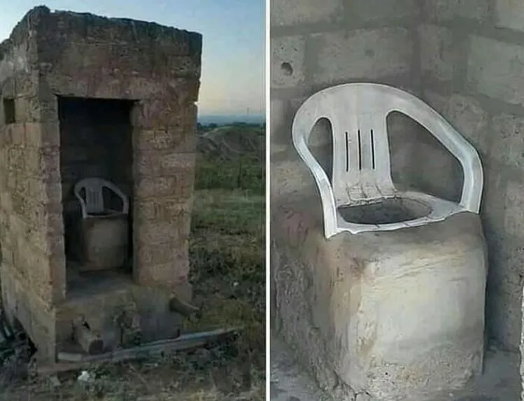 Potret kocak desain toilet Berbagai sumber