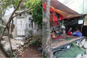 6 Potret rumah terduga pelaku penusukan Sandy Permana, terlihat kosong dan tak terawat