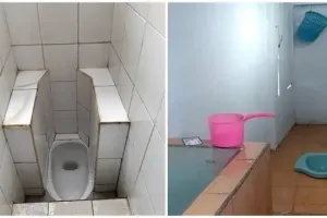 6 Potret kocak jamban tata letaknya nyeleneh, bikin repot pas mau buang hajat
