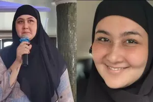 7 Potret Talitha Curtis berhijab saat ikut kajian, bahagia dapat tiket umrah