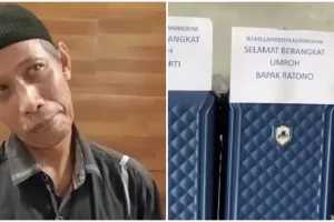 Niat beri kejutan umrah, cewek ini siapkan foto selfie sang ayah, endingnya justru jadi kenangan sedih