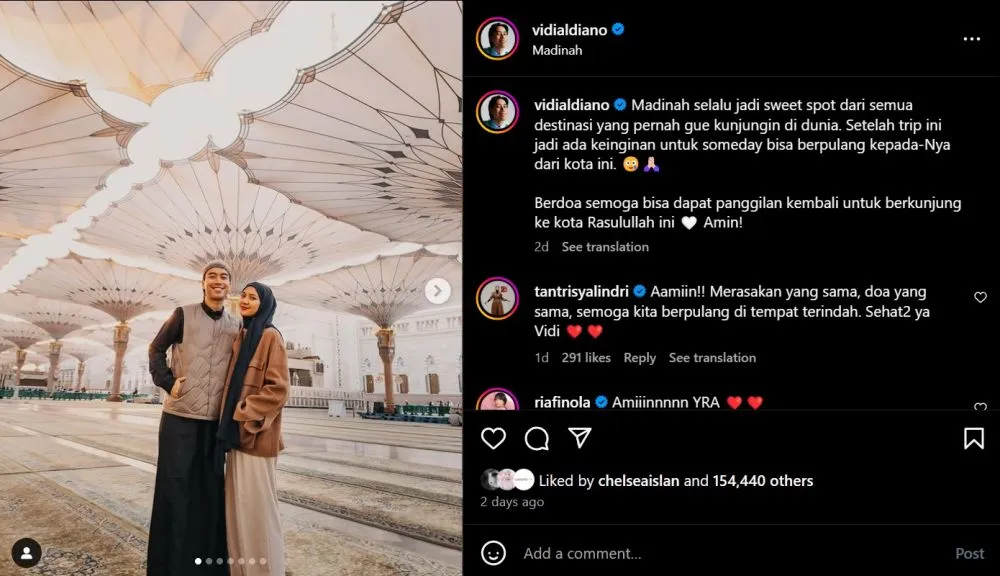 vidi aldiano kemoterapi usai pulang umrah © 2025 Instagram vidi aldiano kemoterapi usai pulang umrah © 2025 Instagram
