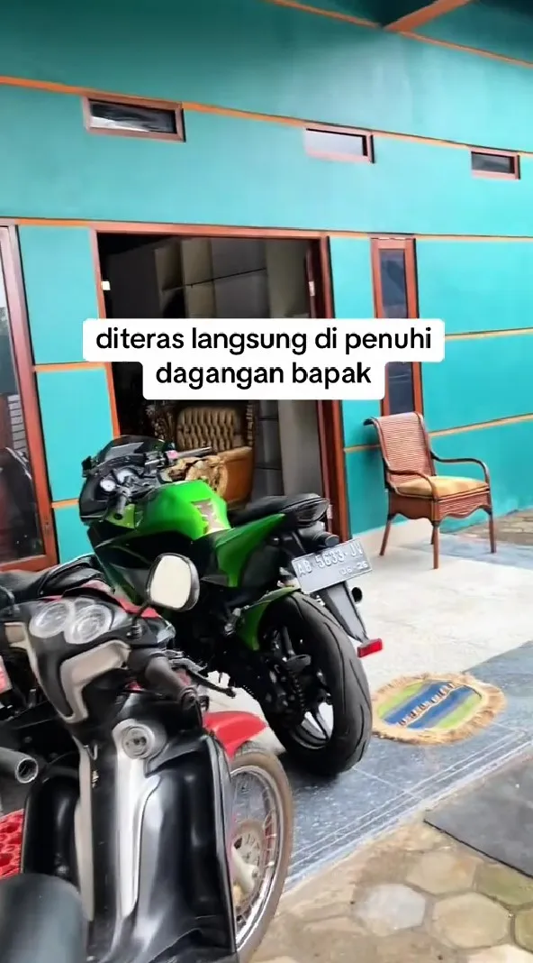 Wanita ini makeover rumah bak gudang © TikTok