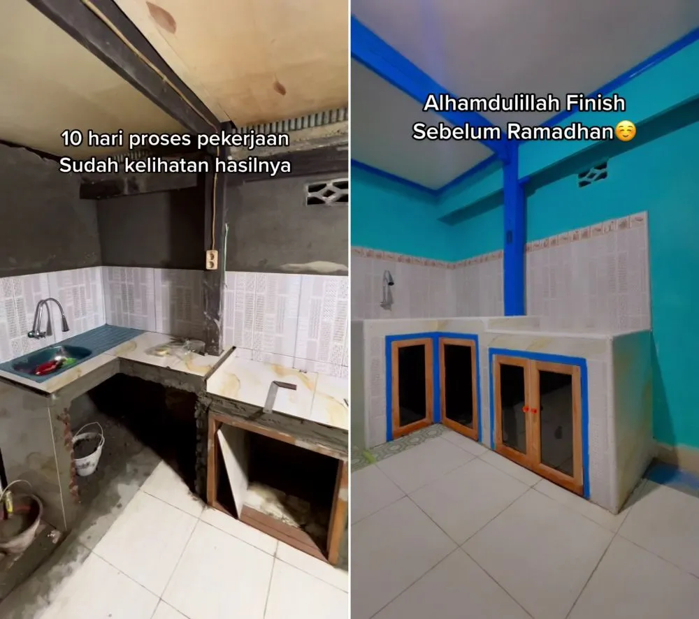 renovasi kamar mandi buluk © TikTok renovasi kamar mandi buluk © TikTok