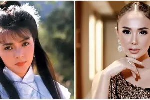 Usia lebih setengah abad gayanya bak ABG, potret Yuni Shara tampil saat Imlek dipuji mirip Bibi Lung