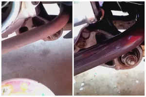 Trik bapak-bapak mengusir karat di knalpot ini pakai 1 jenis minuman, tanpa diamplas atau cat ulang