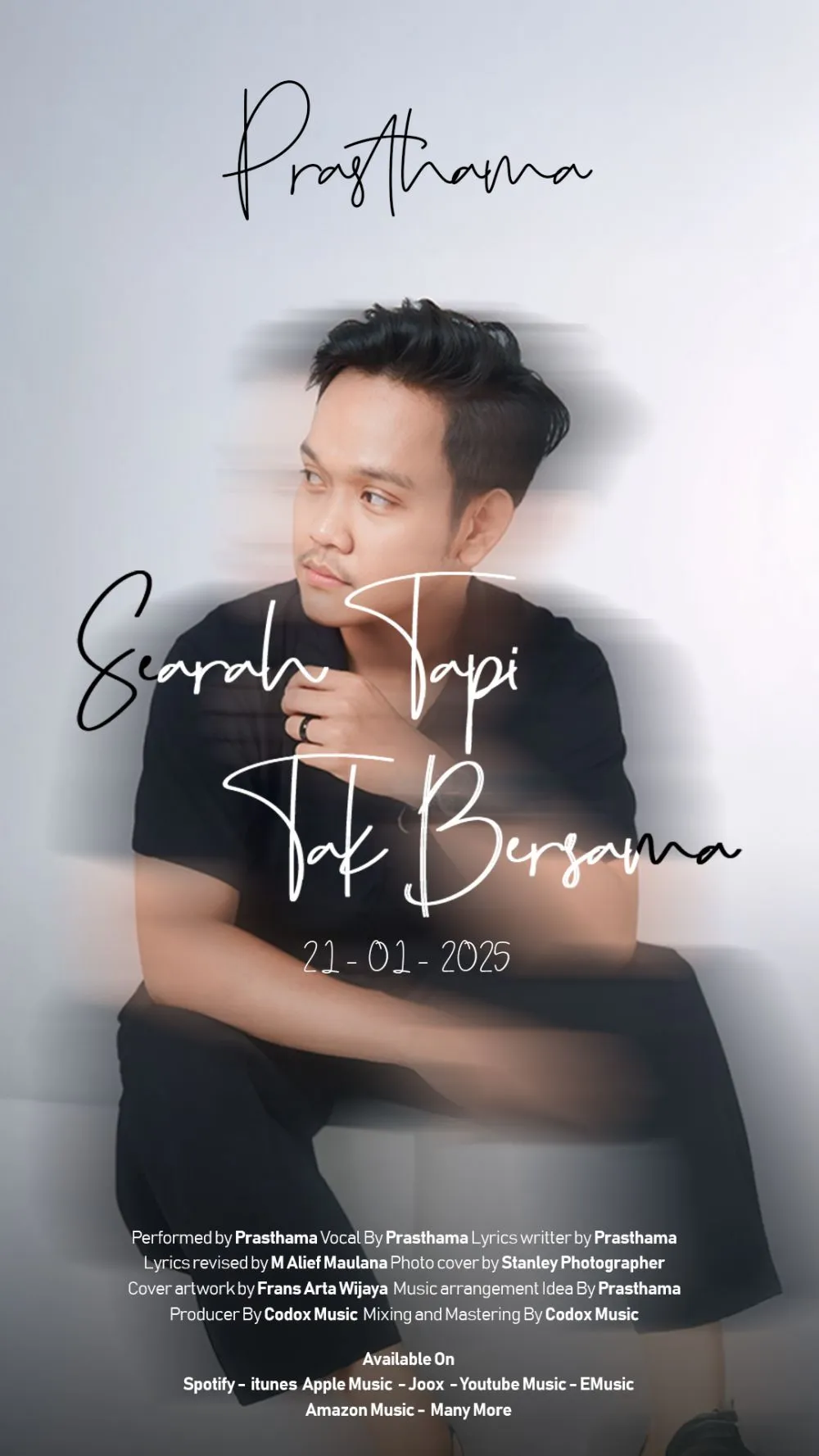 Prasthama rilis single perdana “Searah Tapi Tak Bersama” © 2025 dok.pribadi Prasthama rilis single perdana “Searah Tapi Tak Bersama” © 2025 dok.pribadi