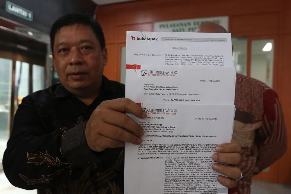 BUKA ajukan permohonan PKPU terhadap Harmas © 2025 brilio.net BUKA ajukan permohonan PKPU terhadap Harmas © 2025 brilio.net