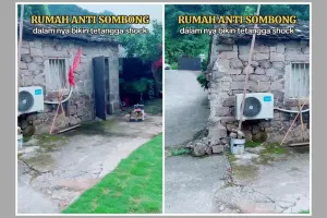 Penampakan luarnya mirip pos kamling, 8 potret ruang tamu ini bak tempat karaoke eksklusif