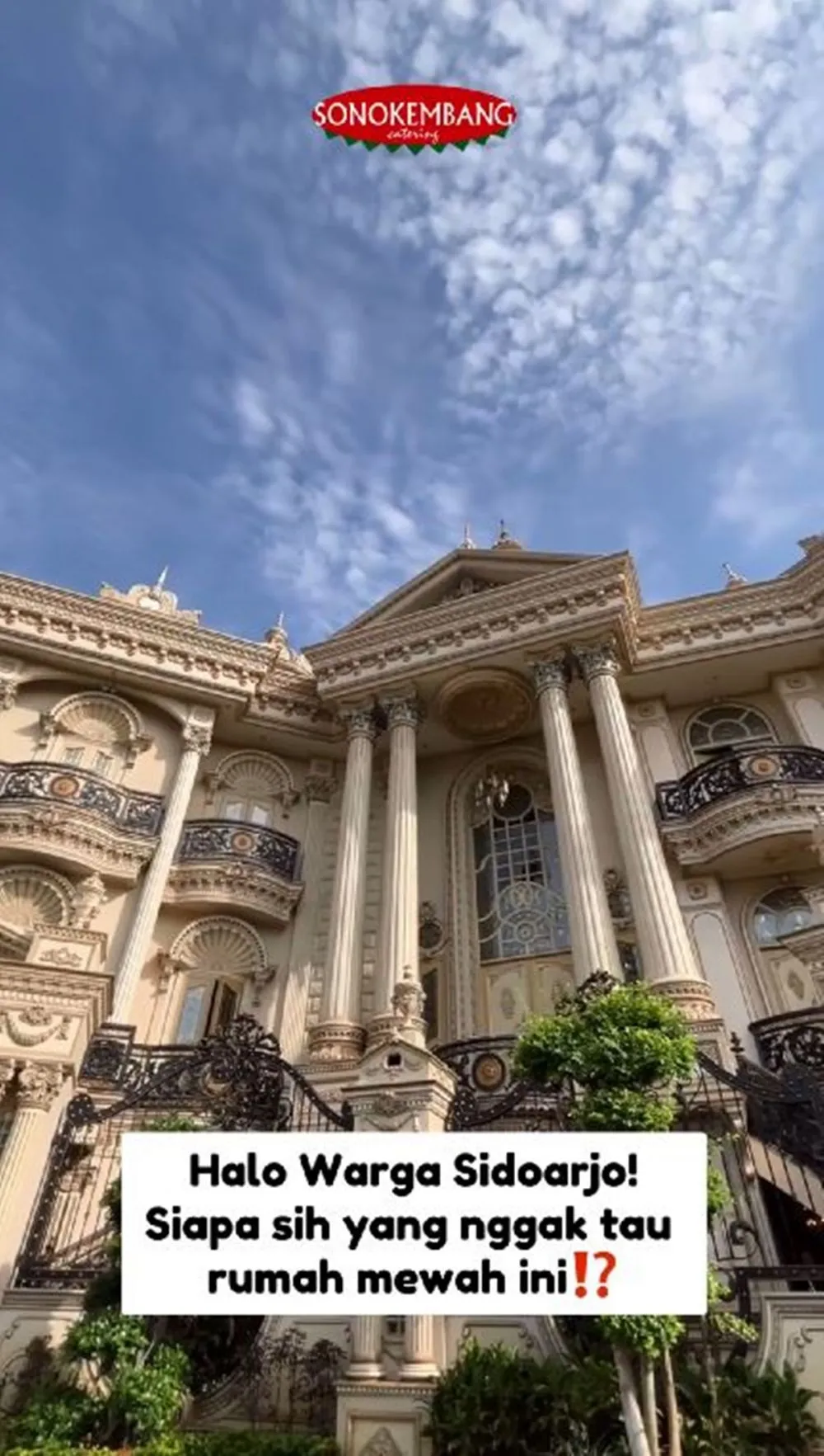 potret hunian wanita ini megah bak kastil © instagram