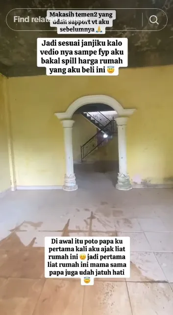 wanita ini beli rumah megah terbengkalai © TikTok wanita ini beli rumah megah terbengkalai © TikTok