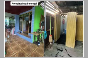 Dibangun di pinggir sungai, intip 10 potret rumah minimalis ini desain toiletnya bikin salah fokus