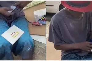 Lukisan pemandangan gunung karya pelukis jalanan ini ditawar Rp 3 M, intip kisah di baliknya